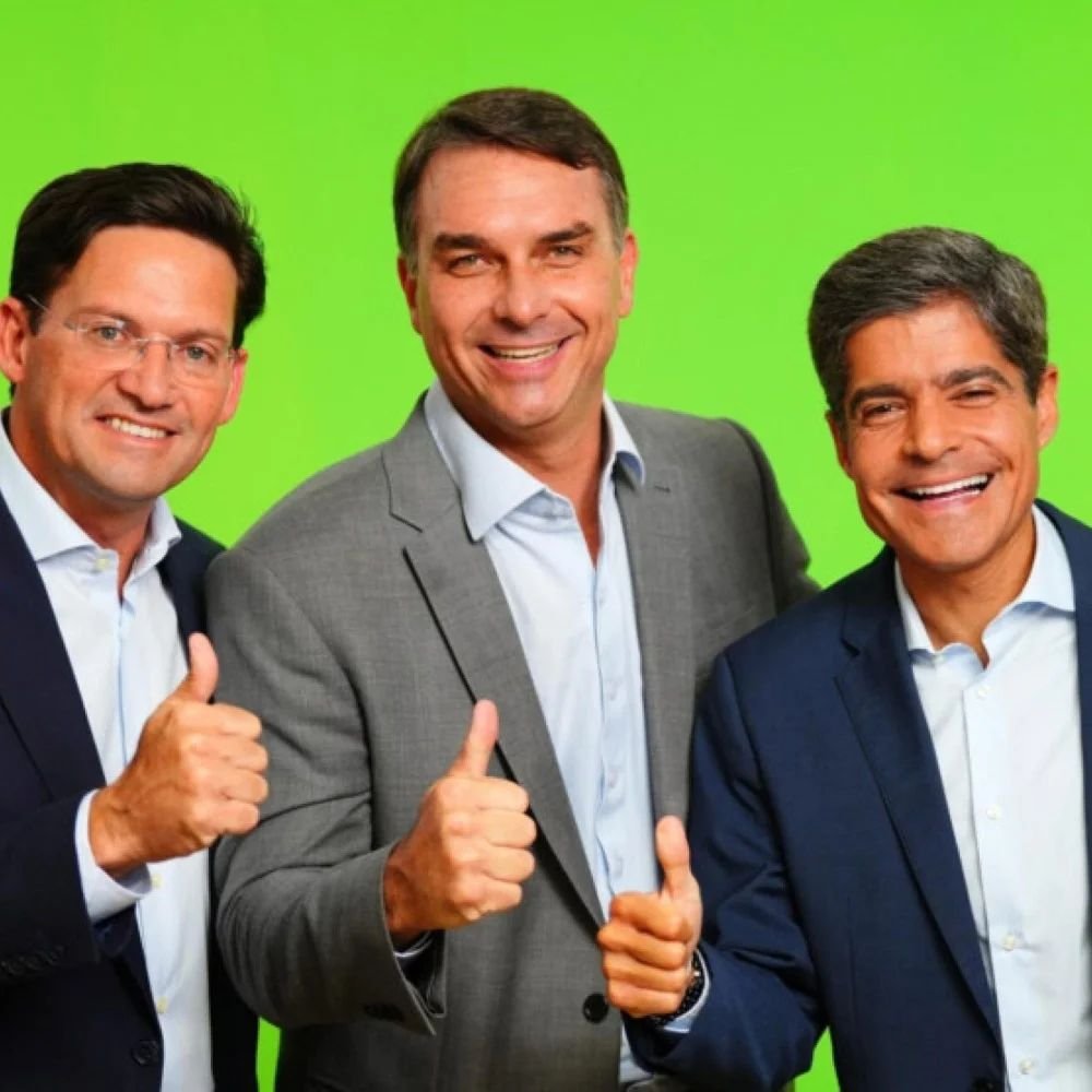 ACM Neto durante evento após derrota eleitoral na Bahia