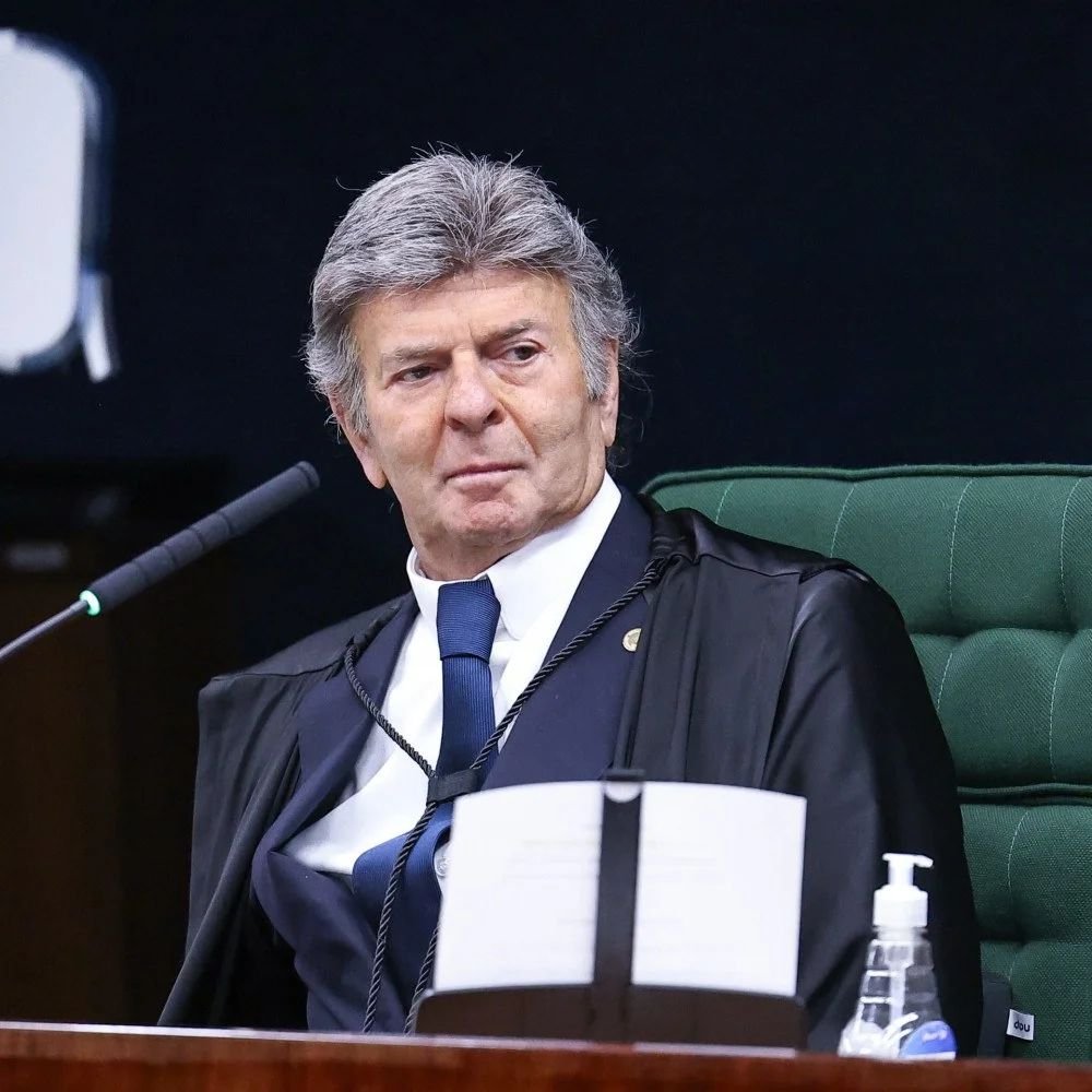 Ministro Luiz Fux no plenário do STF