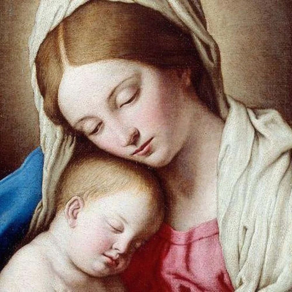 Fiéis carregam imagem de Nossa Senhora durante procissão religiosa