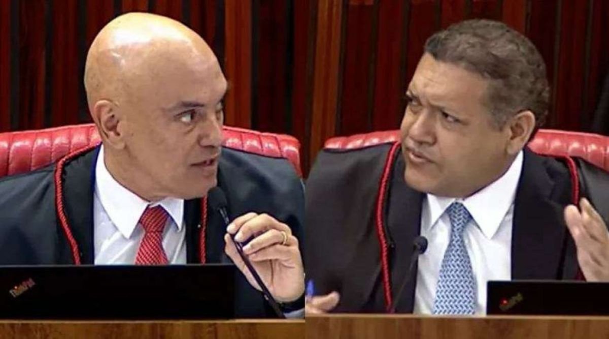 Plenário do Supremo Tribunal Federal com ministros em votação